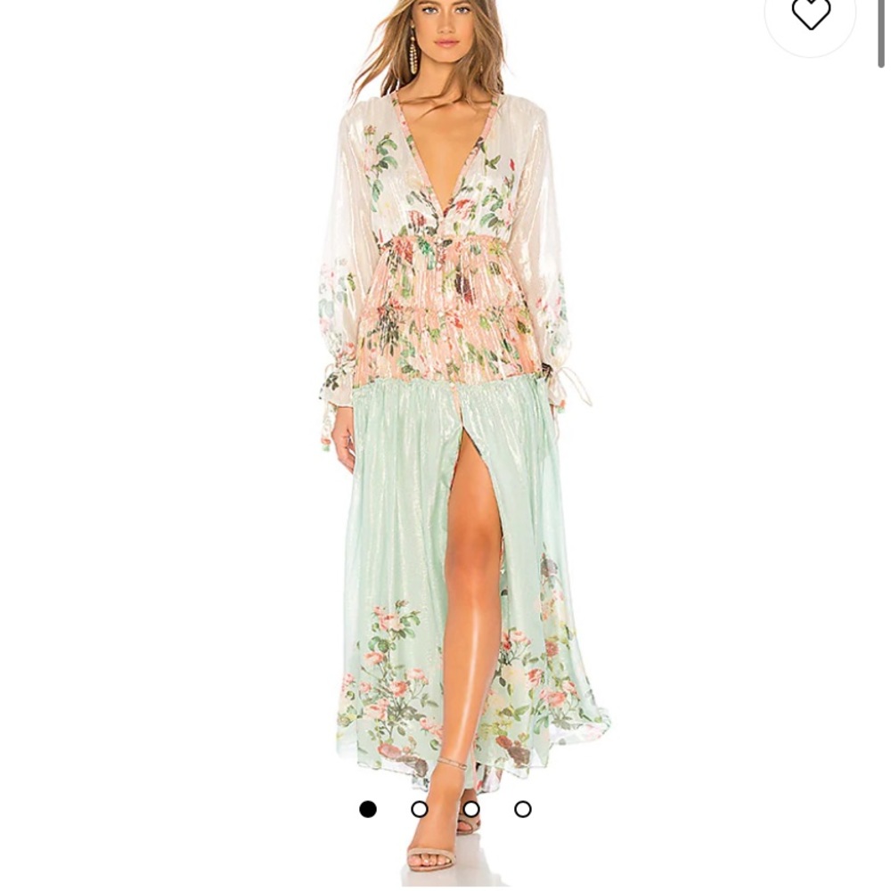 Beautiful Rococo Sand Maxi Dress. Size XS but fits more like a small.